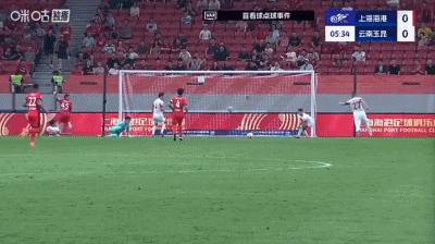 海港4-2云南，刘若钒2射1传+造点，莱昂纳多传射，唐淼凌空斩